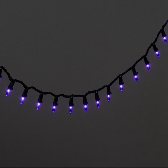 NWT 350 count incandescent mini string lights purple Halloween Christmas - Picture 1 of 9